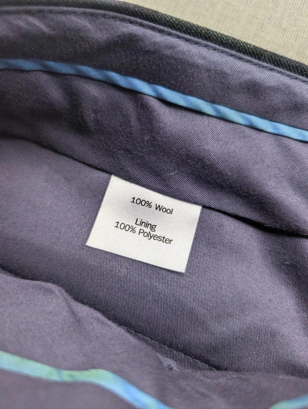 NWOT Charles Tyrwhitt Full Navy and Dark Green Super 100s Plaid Suit